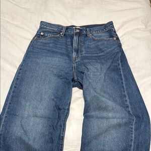 Levi's rib cage wide leg jeans